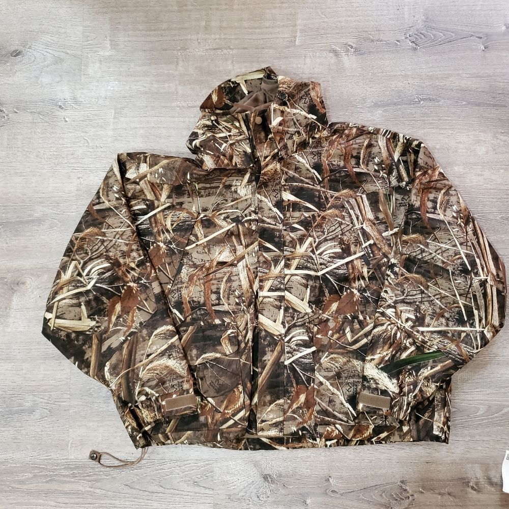 CABELA'S SHADOW GRASS REALTREE MAX5 PARKA 2XL GORE TEX HUNTING